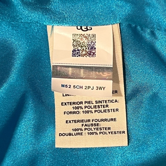 UGG Alesandra Faux Fur Wrap Coat - Picture 3 of 4